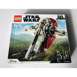LEGO Star Wars Boba Fett’s Starship Building Toy New Box Set 75312 Mandalorian